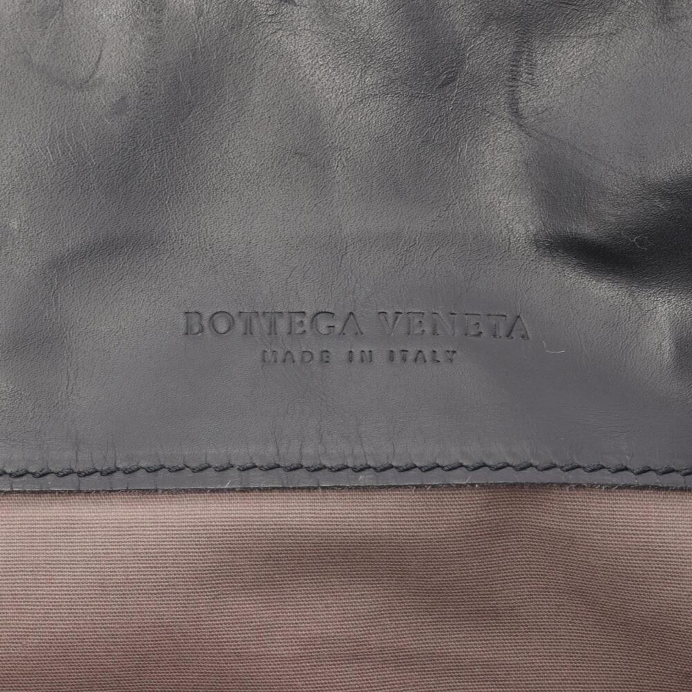 BOTTEGA VENETA Black Leather Intrecciato Tote Bag - Picture 4 of 14